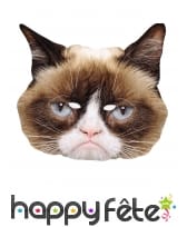 Masque de chat r&acirc;leur en carton