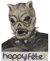 Masque de chien zombie intégral pour adulte