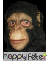 Masque de chimpanzé intégral en latex, image 1