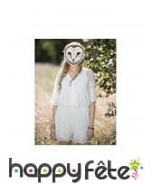 Masque de Chouette dessinée en papier, image 1