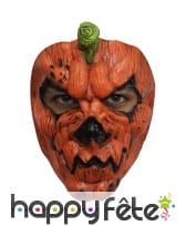 Masque de citrouille effrayante