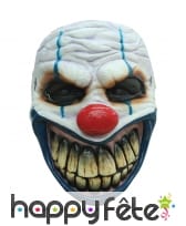 Masque de clown au sourire terrifiant
