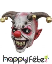 Masque de clown bouffon tueur intégral