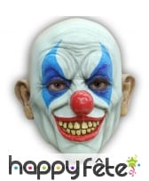 Masque de clown chauve effrayant en latex