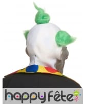 Masque de clown flou avec cheveux verts, image 1