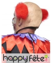 Masque de clown fou aux cheveux rouges, image 1