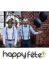 Masque de clown horrible en papier, image 2