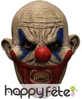 Masque de clown terrifiant aux dents pointues