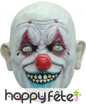 Masque de clown terrifiant chauve