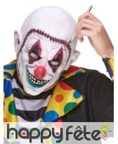 Masque de clown visage recousu