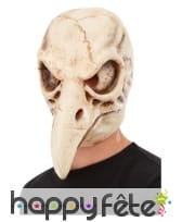 Masque de crâne d'oiseau intégral pour adulte
