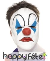 Masque Deguisement P'tit Clown - 23520 - Masque Adulte Rigide Anonyme Blanc V Pour Vendetta