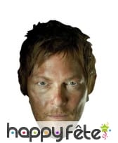 Masque de Daryl en carton, the walking dead