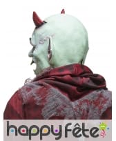 Masque de diable blanc en latex, image 1