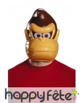 Masque de Donkey Kong pour adulte, en plastique