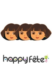 Masque de dora l'exploratrice en carton, image 2