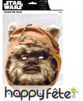 Masque d'Ewok en carton plat, image 1