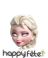 Masque de Elsa reine des neiges, en carton, image 1