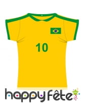 Maillot de foot Brésil en carton