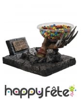 Main de Freddy Krueger porte saladier