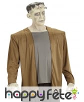 Manteau de Frankenstein avec chemise et coiffe