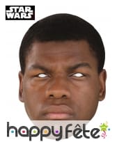 Masque de Finn en carton, Star Wars 7