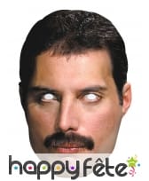 Masque de Freddie Mercury en carton