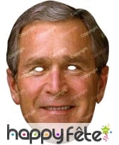 Masque de George Bush en carton
