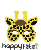 Masque de girafe pour enfant, en mousse