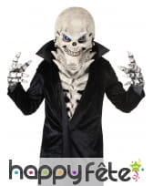 Masque de grosse tête squelette en latex