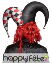 Masque d'horrible clown avec grand chapeau, image 1