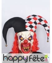 Masque d'horrible clown avec grand chapeau, image 2
