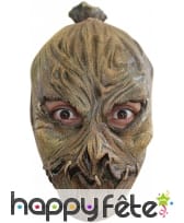 Masque d'horrible épouvantail en latex souple