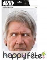 Masque de Han Solo en carton plat, image 1