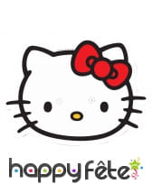 Masque de Hello Kitty en carton