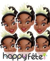 Masque de la princesse Tiana en carton, image 2