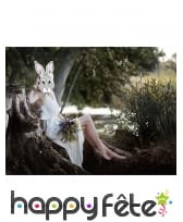 Masque de lapin dessiné en papier, image 1