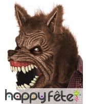 Masque de loup garou avec mâchoire mobile, image 1