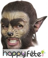 Masque de loup garou, ouverture de bouche