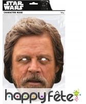 Masque de Luke Skywalker en carton plat, image 1
