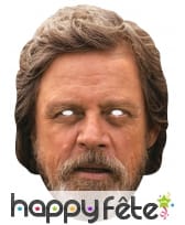 Masque de Luke Skywalker en carton plat