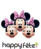Masque de Minnie avec noeud rose, image 1