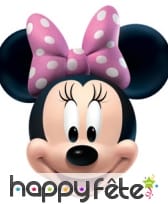 Masque de Minnie avec noeud rose