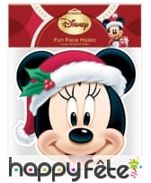 Masque de Minnie mère Noël