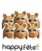 Masque de miss Piggy en carton, image 2