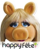 Masque de miss Piggy en carton