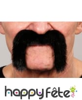 Moustaches de motard noires