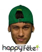 Masque de Neymar en carton plat