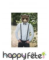 Masque d"ours dessiné en papier, image 1