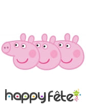 Masque de peppa pig en carton, image 1